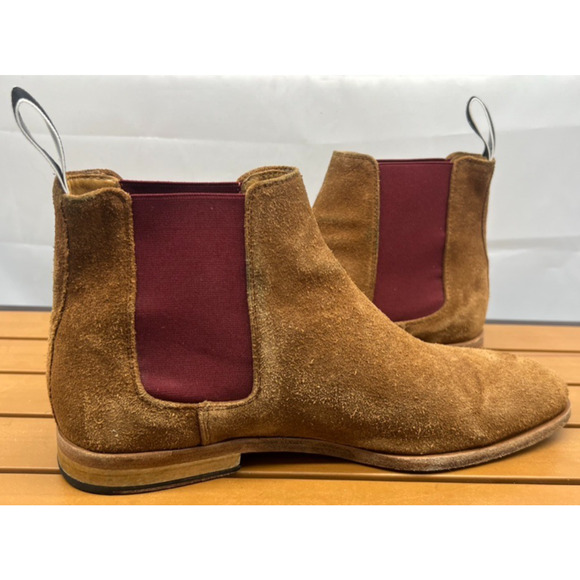 Paul Smith Gerald Light Brown Suede Chelsea Boots Shoes Men\'s UK 7 US 8 EU 41 main image 9